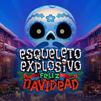 Esqueleto Explosivo Feliz Navidead in Thunderkick