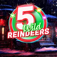 5 Wild Reindeers in spinberry